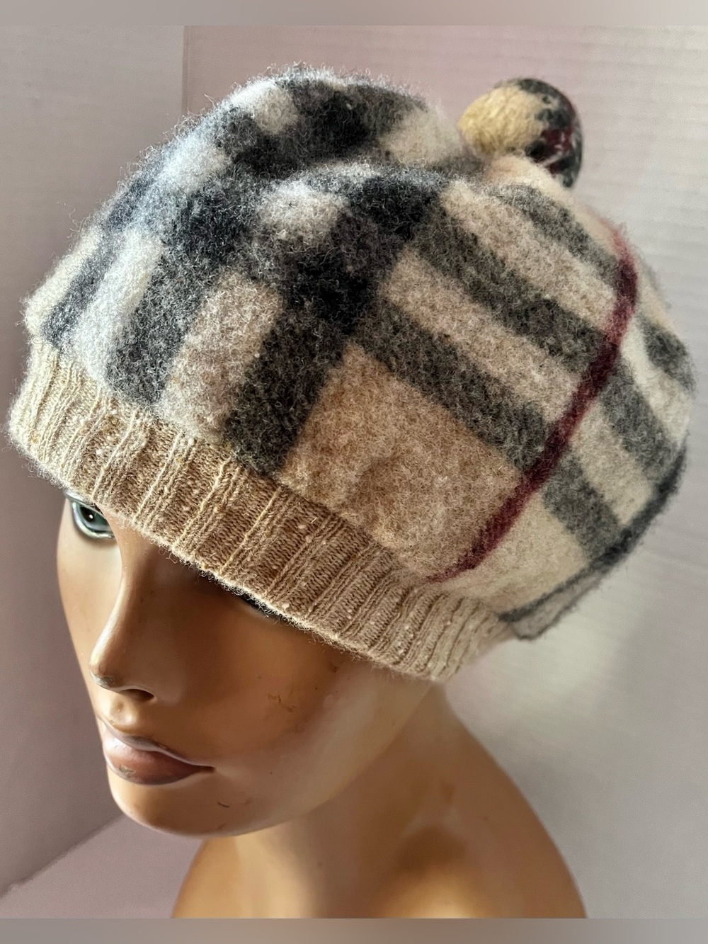 Burberry Wool Pom-Pom Beanie - Picture 2 of 11
